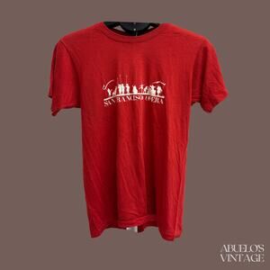 Screen Stars San Francisco Opera Tee | Red Graphic | Size M | Vintage 80s